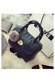 Women PU Baguette Tote Purple / Green / Gray / Black