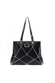 Women Casual / Office & Career / Shopping PU Tote White / Black / Khaki