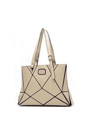 Women Casual / Office & Career / Shopping PU Tote White / Black / Khaki