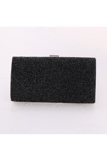 Women Metal Minaudiere Clutch / Evening Bag / Wallet / Mobile Phone Bag Gold / Silver / Black