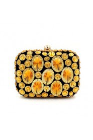 Women's Manual Mosaic Diamonds Party/Evening Bag