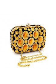 Women's Manual Mosaic Diamonds Party/Evening Bag