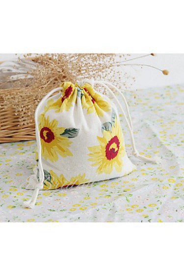 Unisex Professioanl Use Cotton Storage Bag Yellow