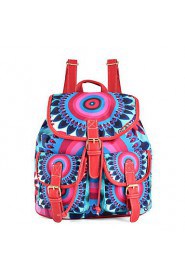 Women Casual / Shopping Canvas Toggle Backpack