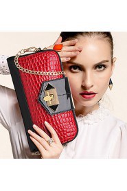 Women PU / Patent Leather Shell Shoulder Bag / Clutch Blue / Red / Black