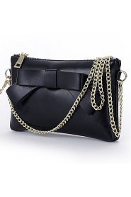 Women Cowhide Shell Shoulder Bag / Evening Bag / Wristlet / Mobile Phone Bag