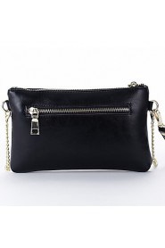 Women Cowhide Shell Shoulder Bag / Evening Bag / Wristlet / Mobile Phone Bag