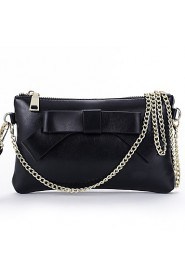 Women Cowhide Shell Shoulder Bag / Evening Bag / Wristlet / Mobile Phone Bag