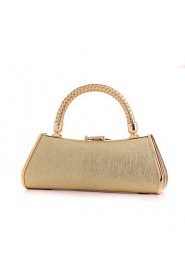 Women PU / Metal Minaudiere Tote / Clutch / Evening Bag / Wristlet Gold / Silver