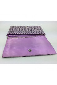 Women Other Leather Type Minaudiere Evening Bag Purple / Gold / Red / Silver / Black