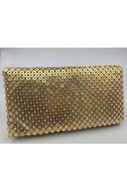 Women Other Leather Type Minaudiere Evening Bag Purple / Gold / Red / Silver / Black