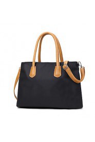 Women PU Weekend Bag Shoulder Bag Brown / Black