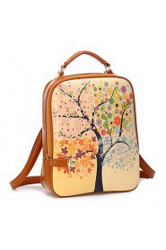 Women's New Style Retro Printing Backpack