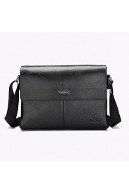 Men PU Messenger Shoulder Bag / Satchel Brown / Black