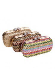 Women's Handmade High grade Weaving Diamonds Party/Evening Bag