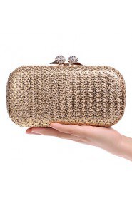 Women's Handmade High grade Weaving Diamonds Party/Evening Bag