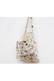 Women Casual / Shopping Silk Shoulder Bag White