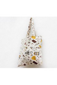 Women Casual / Shopping Silk Shoulder Bag White