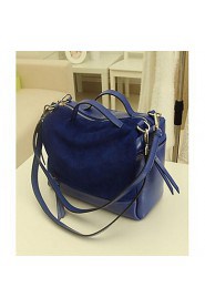 Women PU Weekend Bag Shoulder Bag Blue / Green / Orange / Black