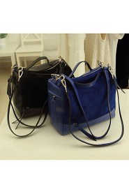 Women PU Weekend Bag Shoulder Bag Blue / Green / Orange / Black