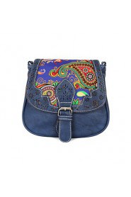 Women PU Shell Shoulder Bag Satchel Casual Vintage Bag Blue / Brown / Red / Black / Khaki / Camel