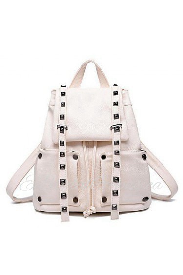 Women Casual / Outdoor PU Zipper Backpack