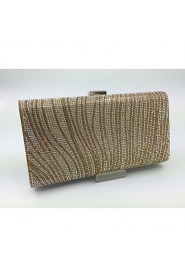 Women Silk Baguette Evening Bag Gold / Silver / Black