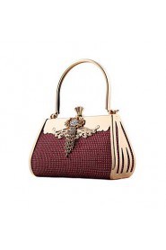 Women PU / Metal Minaudiere Shoulder Bag / Tote / Evening Bag / Wristlet Multi color