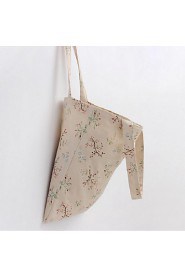 Women Casual / Shopping Canvas Shoulder Bag Beige