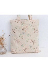 Women Casual / Shopping Canvas Shoulder Bag Beige