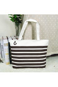 Women's Stripe Unique Pattern Canvas Totes