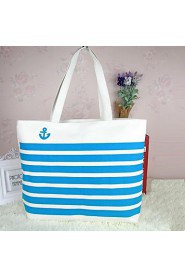 Women's Stripe Unique Pattern Canvas Totes