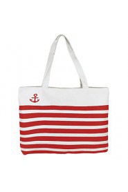 Women's Stripe Unique Pattern Canvas Totes