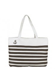 Women's Stripe Unique Pattern Canvas Totes