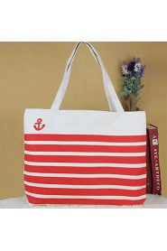 Women's Stripe Unique Pattern Canvas Totes