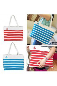 Women's Stripe Unique Pattern Canvas Totes