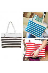 Women's Stripe Unique Pattern Canvas Totes