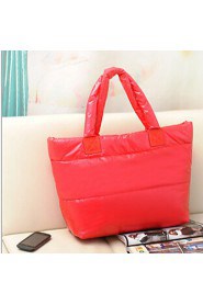 Women PU Shopper Tote Purple / Blue / Red / Black