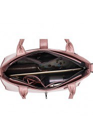 Women PU Barrel Shoulder Bag / Tote / Satchel Pink / Brown / Black / Burgundy