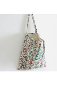 Women Casual / Shopping Canvas Shoulder Bag Multi color