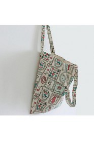 Women Casual / Shopping Canvas Shoulder Bag Multi color