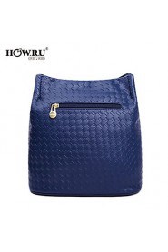 Women's PU Tote Bag/Single Shoulder Bag/Crossbody Bags Black/Dark Blue