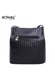 Women's PU Tote Bag/Single Shoulder Bag/Crossbody Bags Black/Dark Blue