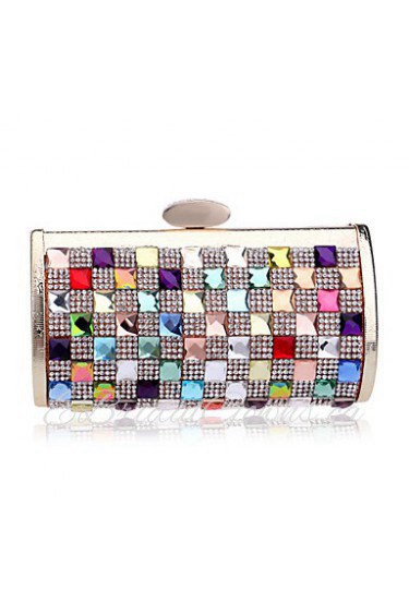 Women's Handmade High grade Retro Color Acrylic Diamonds Party/Evening Bag