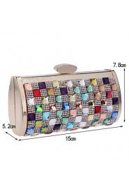 Women's Handmade High grade Retro Color Acrylic Diamonds Party/Evening Bag