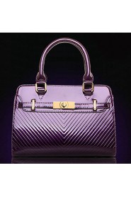 Women Patent Leather Doctor Shoulder Bag / Tote Purple / Blue / Red / Black