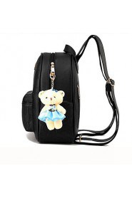 Women Casual / Outdoor PU Zipper School Bag