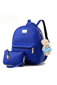 Women Casual / Outdoor PU Zipper School Bag