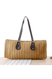 Women Casual Straw Tote White / Beige / Blue / Green / Brown