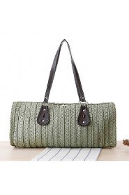 Women Casual Straw Tote White / Beige / Blue / Green / Brown